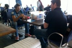 Filming on the Ferry